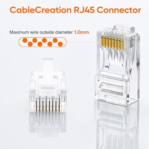 CableCreation Cat6 RJ45 Connectors - Image 2